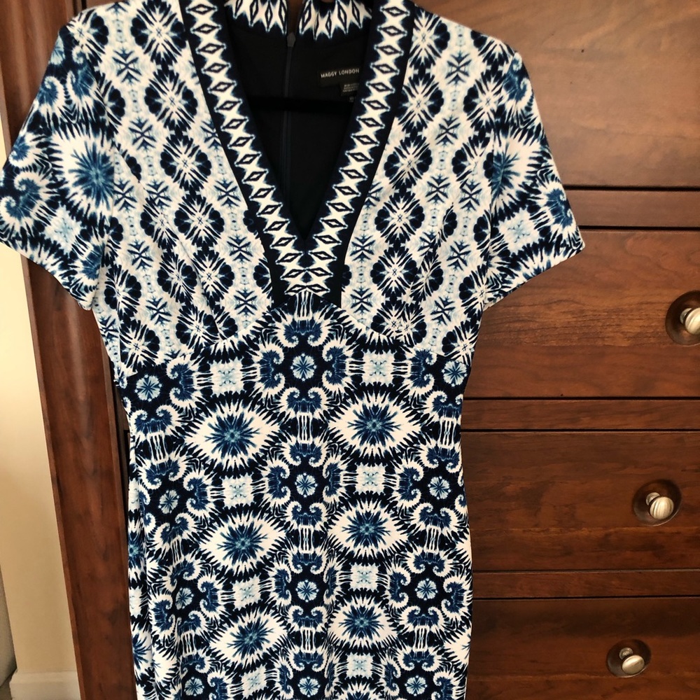 Maggy London Scuba- like Style Dress - 8